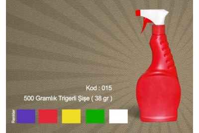 500 gramlık trigerli şişe(38 gr)